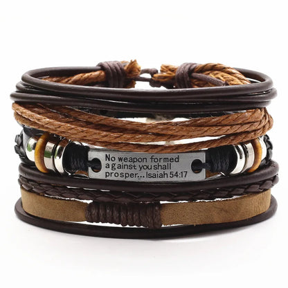 3 Pcs/Set Leather Bracelets