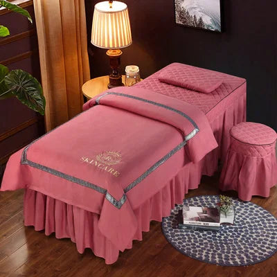 4pcs Beauty Salon Bedding Sets