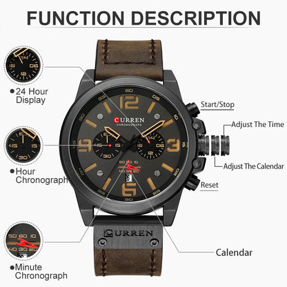 Luxury Waterproof Sport Wrist Watch