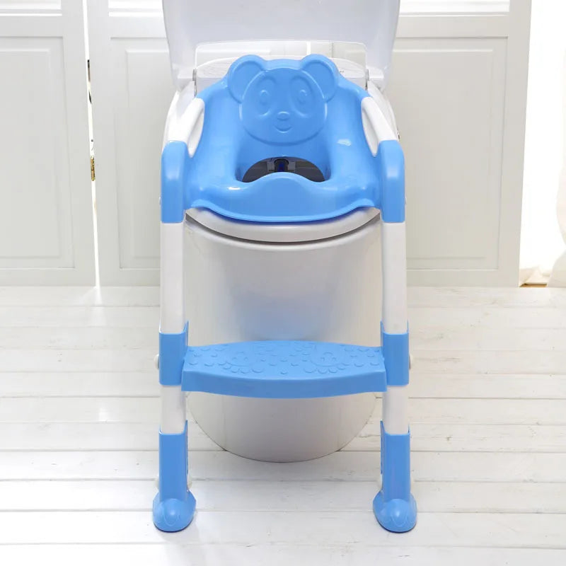 Folding Baby Potty training Seat with Adjustable Ladder