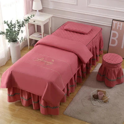 4pcs Beauty Salon Bedding Sets