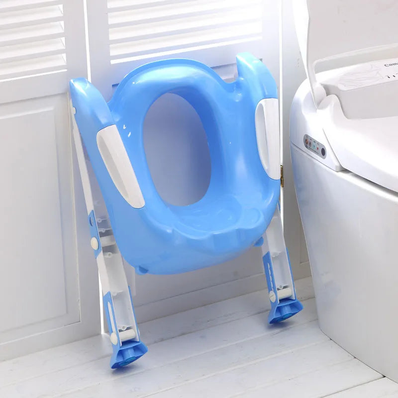 Folding Baby Potty training Seat with Adjustable Ladder