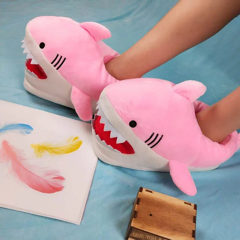 Shark Furry Slippers