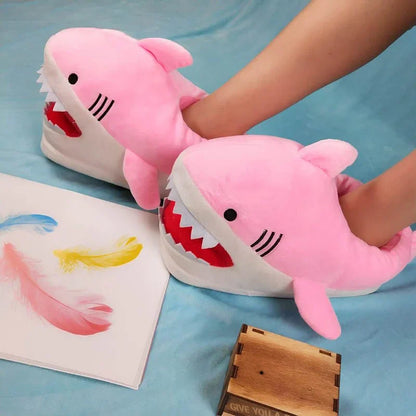 Shark Furry Slippers