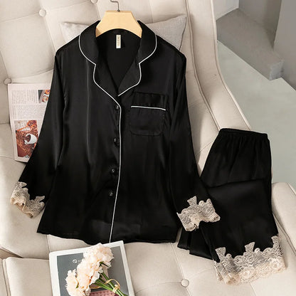 Satin Pajamas Set