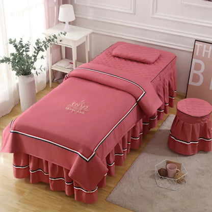 4pcs Beauty Salon Bedding Sets