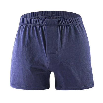 Mens Breathable Cotton Sleeping Shorts