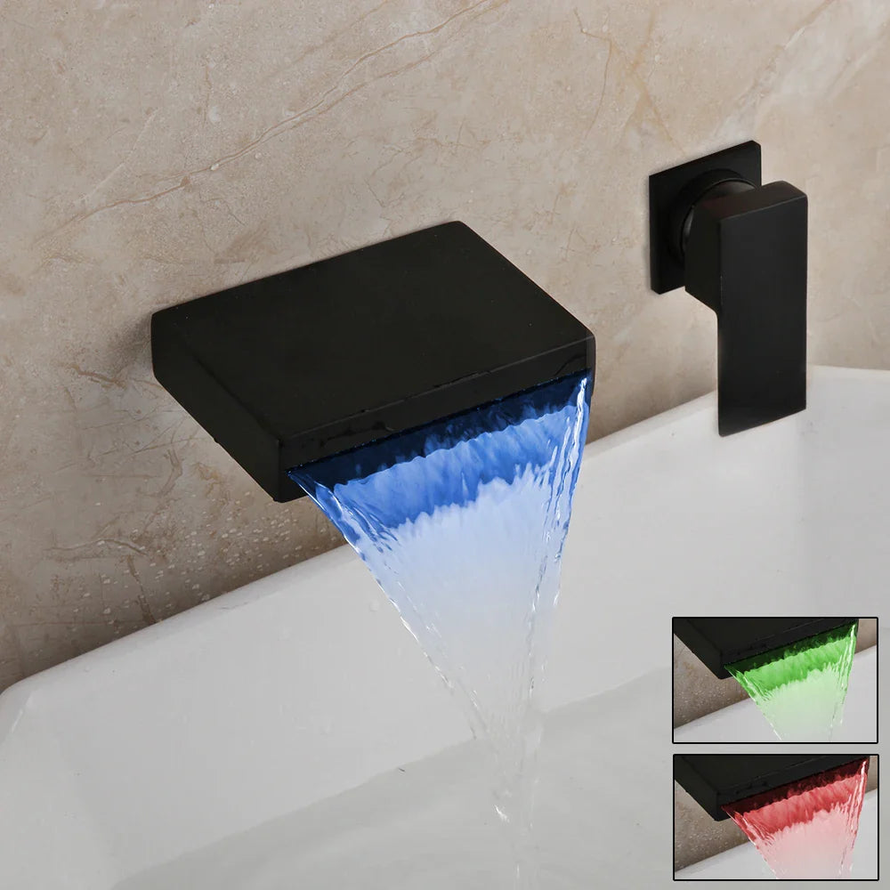 LED waterfall tub filler, view 8
