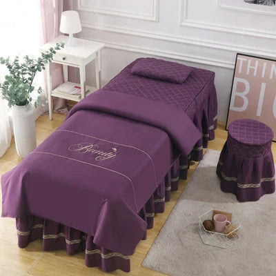 4pcs Beauty Salon Bedding Sets