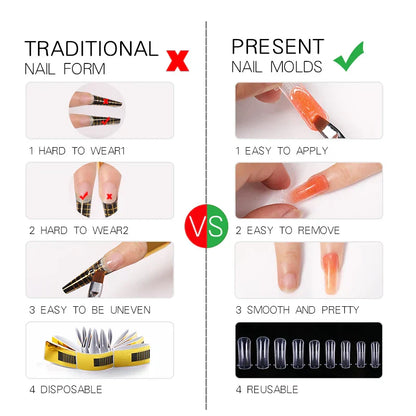 Dual Forms Full Cover Press on Nails
