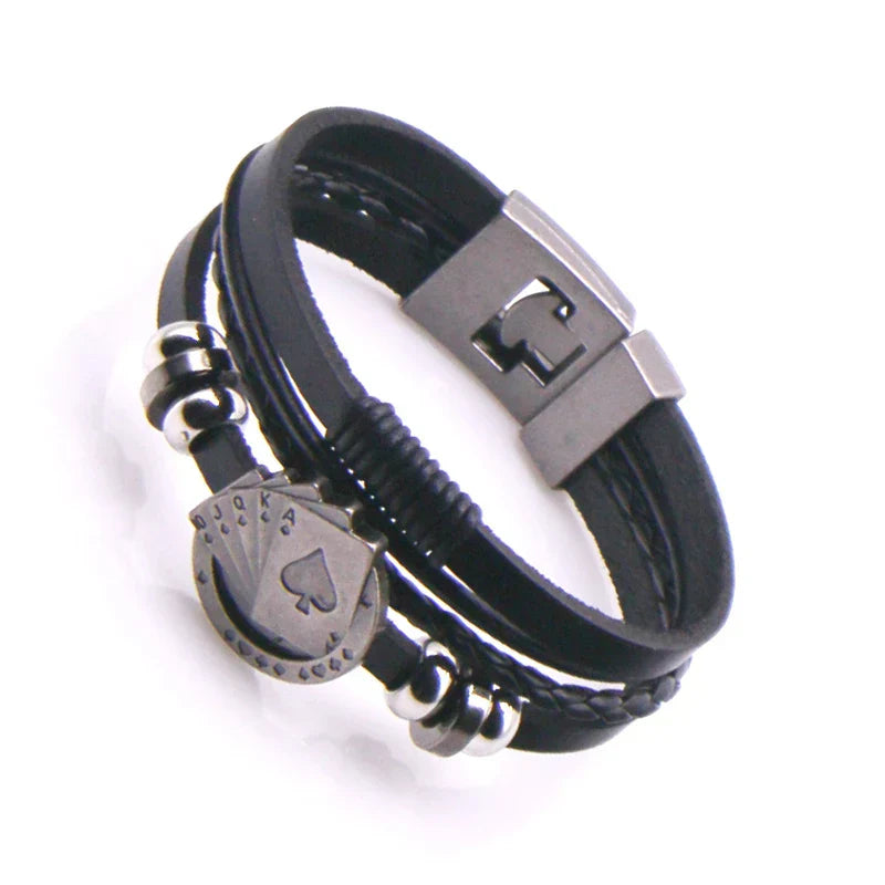 Black Believe Bracelets for Men