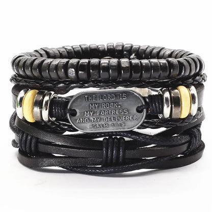 3 Pcs/Set Leather Bracelets