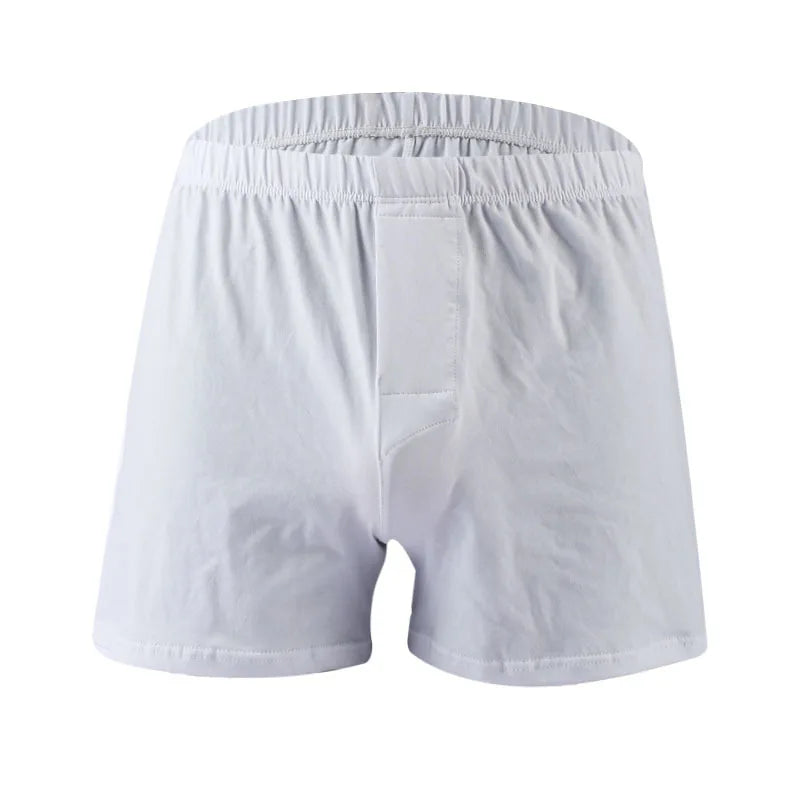 Mens Breathable Cotton Sleeping Shorts
