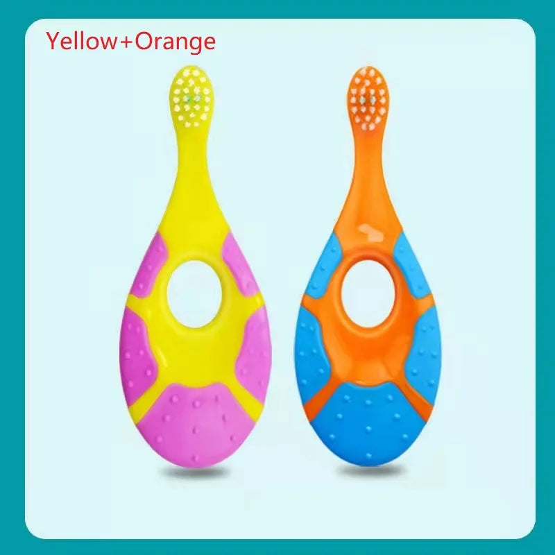 2PCS Baby Toothbrush With Soft Bristles