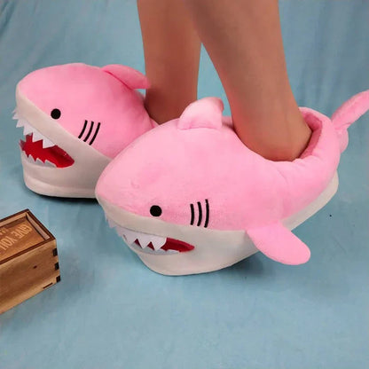 Shark Furry Slippers