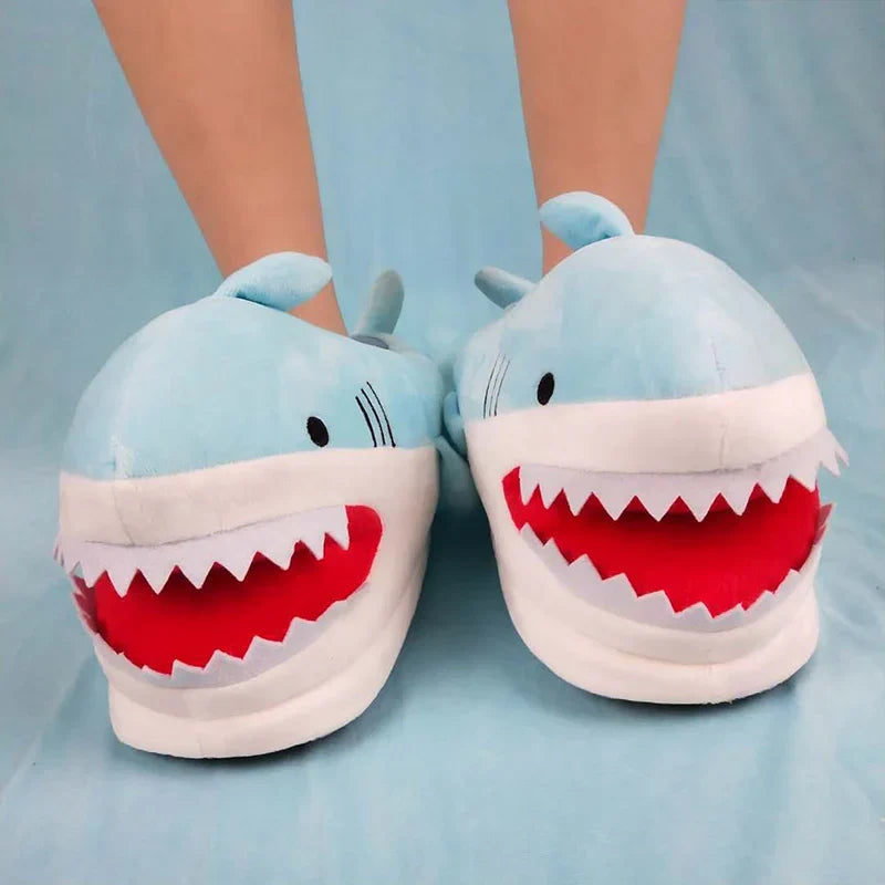 Shark Furry Slippers