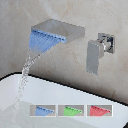 LED Waterfall Bathtub Faucet