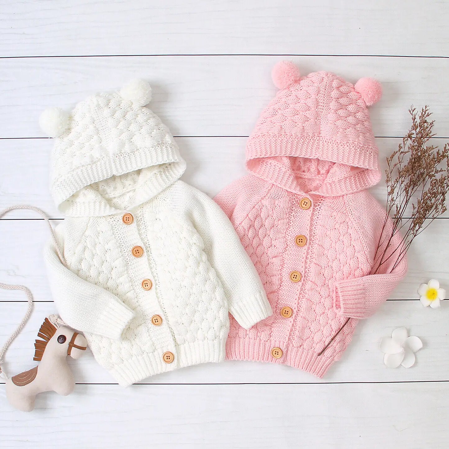 Newborn Baby Hooded Sweater