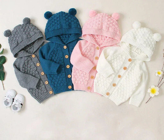 Newborn Baby Hooded Sweater