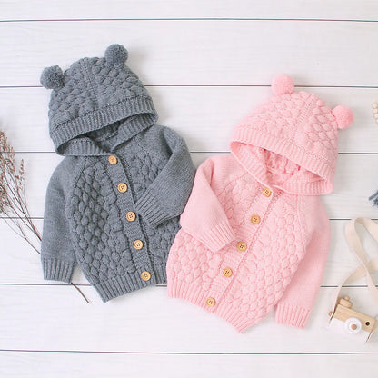 Newborn Baby Hooded Sweater