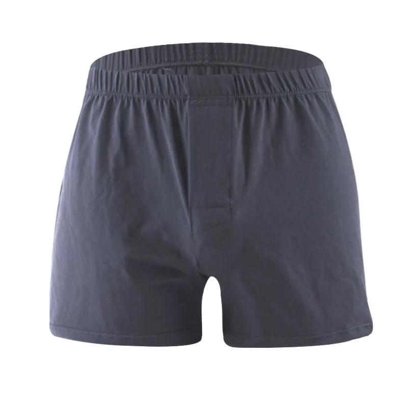 Mens Breathable Cotton Sleeping Shorts