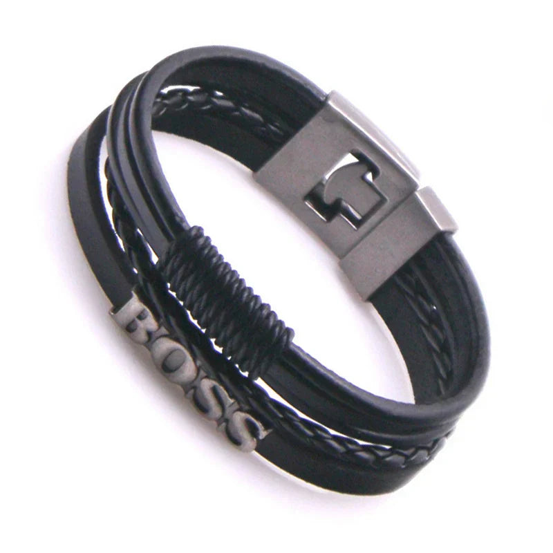 Black Believe Bracelets for Men