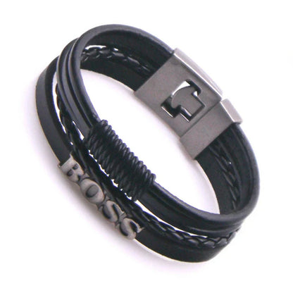 Black Believe Bracelets for Men