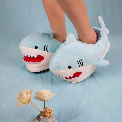 Shark Furry Slippers