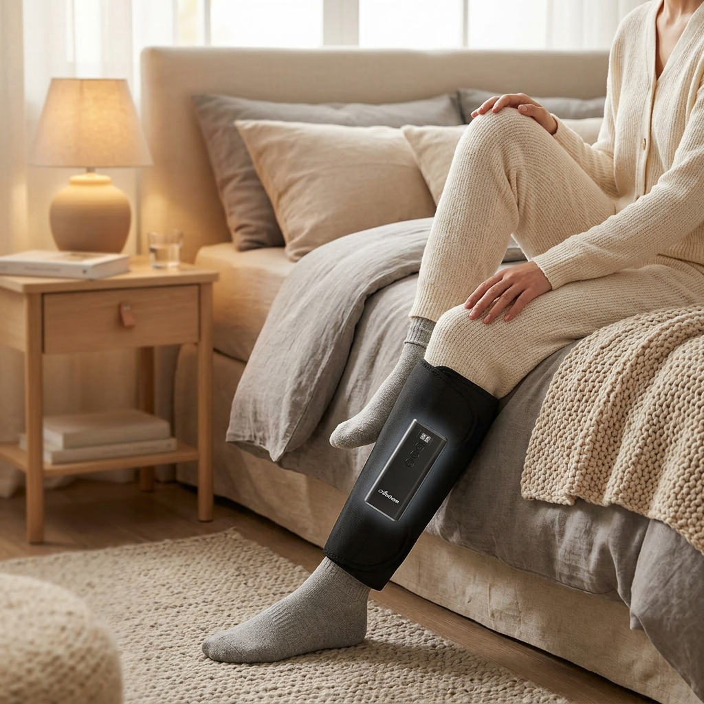 Heated Leg Massager Gift for Parents, 6 Massage Modes