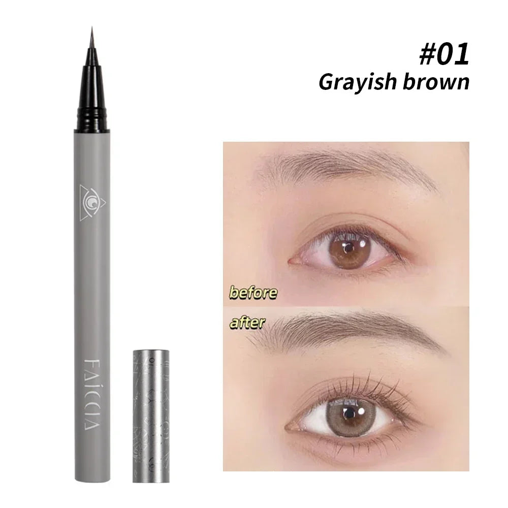 Liquid eyebrow pencil in Grayish Brown