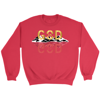 On God Crewneck Sweatshirt - MONLANE
