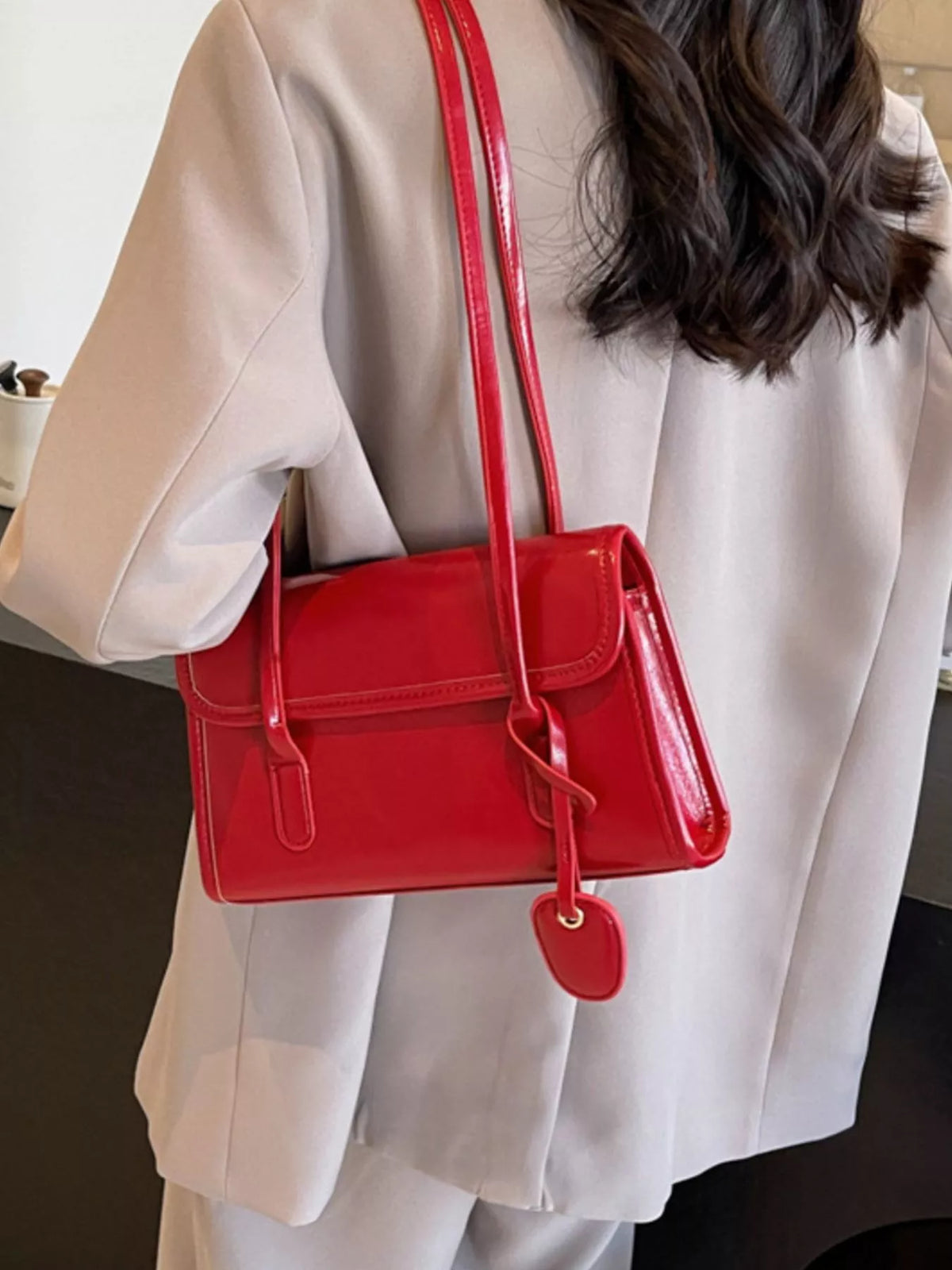 PU Leather Shoulder Bag