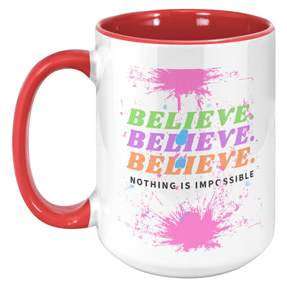 Pop of Orange Accent Mug