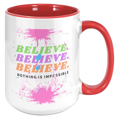 Pop of Orange Accent Mug