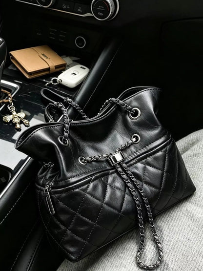 Quilted Chain Shoulder Bag
