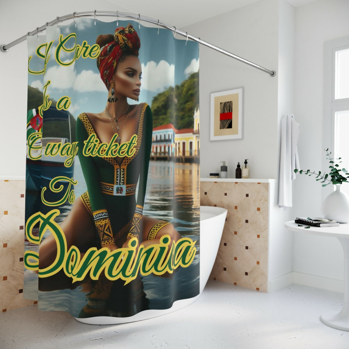 Caribbean Dreamscape Collection - Shower Curtains