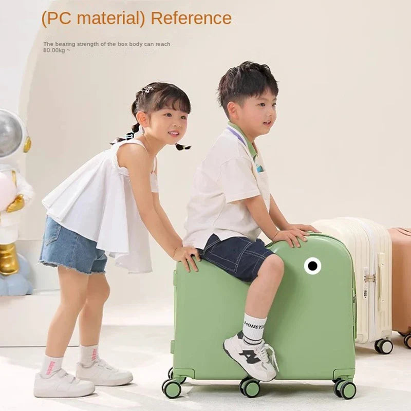 Children's Luggage Set with USB Cup Holder
