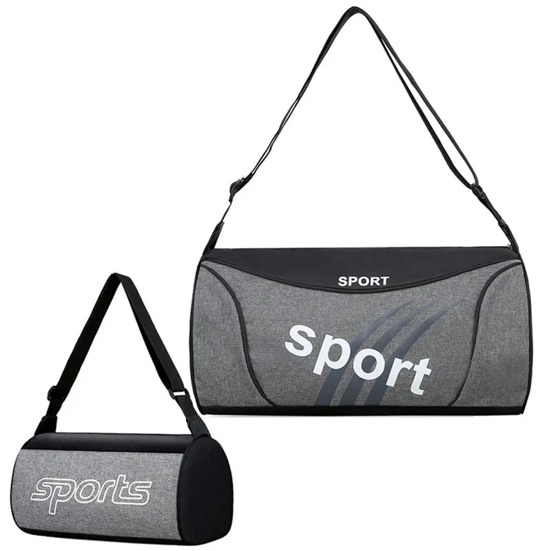 Compact gym duffel bag for training and weekend trips