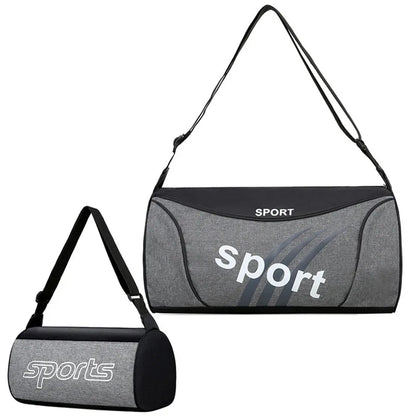Compact gym duffel bag for training and weekend trips