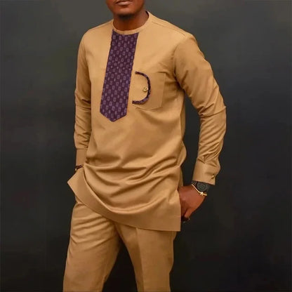 African Ethnic Style Men's Suit