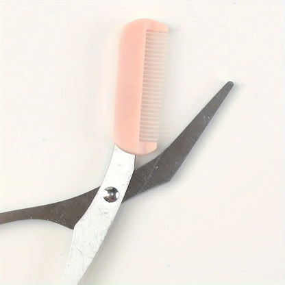Eyebrow Trimming Scissors with Comb