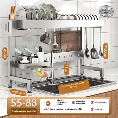 Adjustable Over The Sink Drying Rack