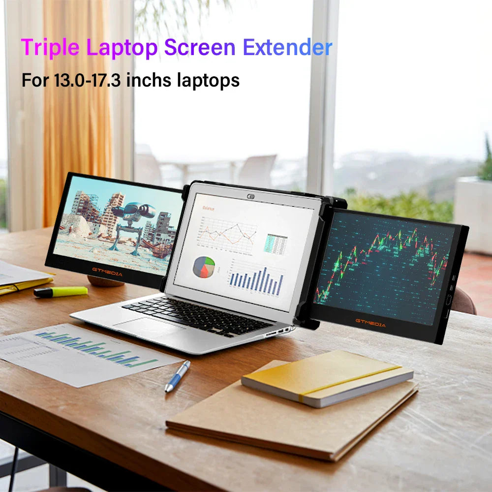 Triple Laptop Monitor