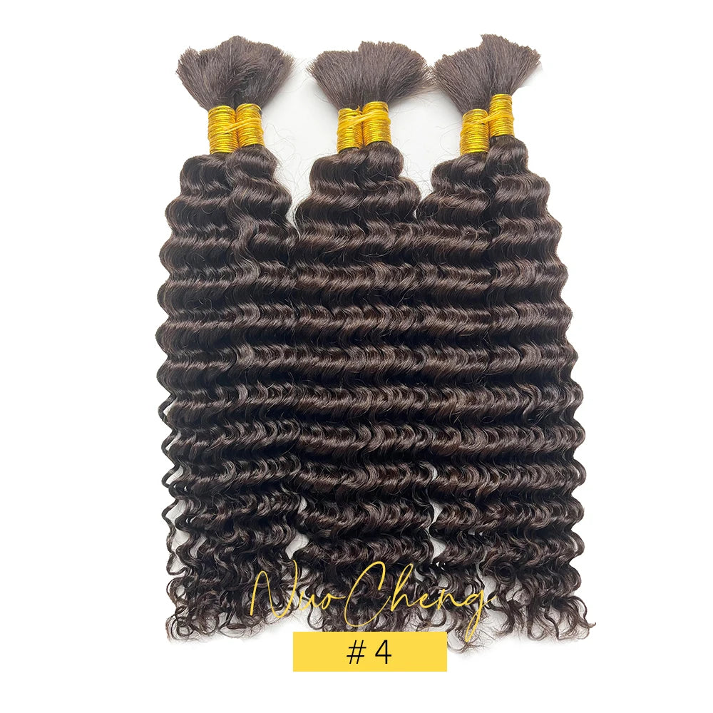 2 Bundles Human Braiding Hair for Boho Braids