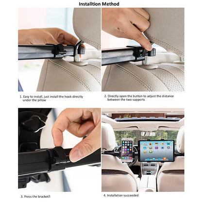 2 in 1 Car Tablet Phone Holder