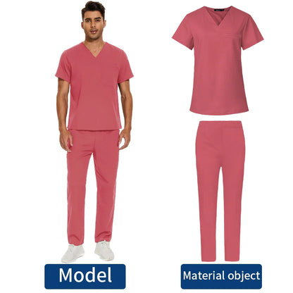 V Neck Scrub sets for men