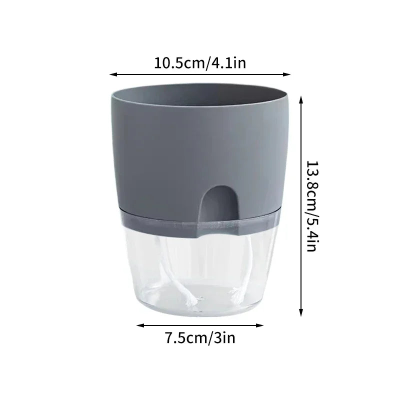 Self Watering Plastic Flower Pot