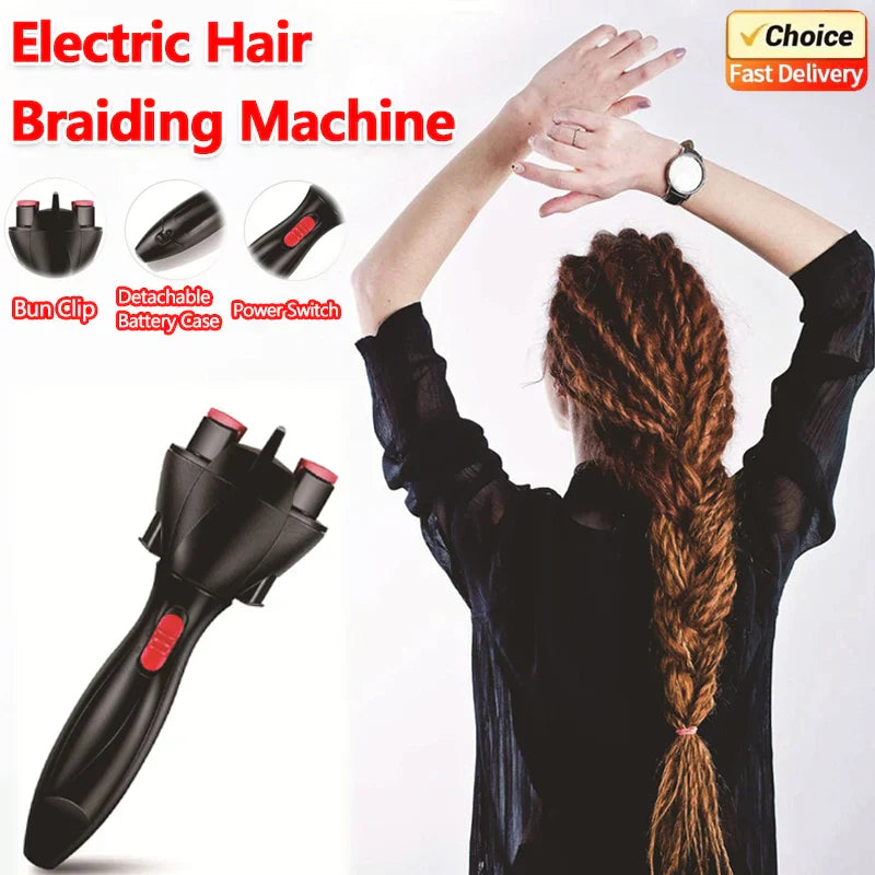 360 Degree Rotating Automatic Hair Braider Machine