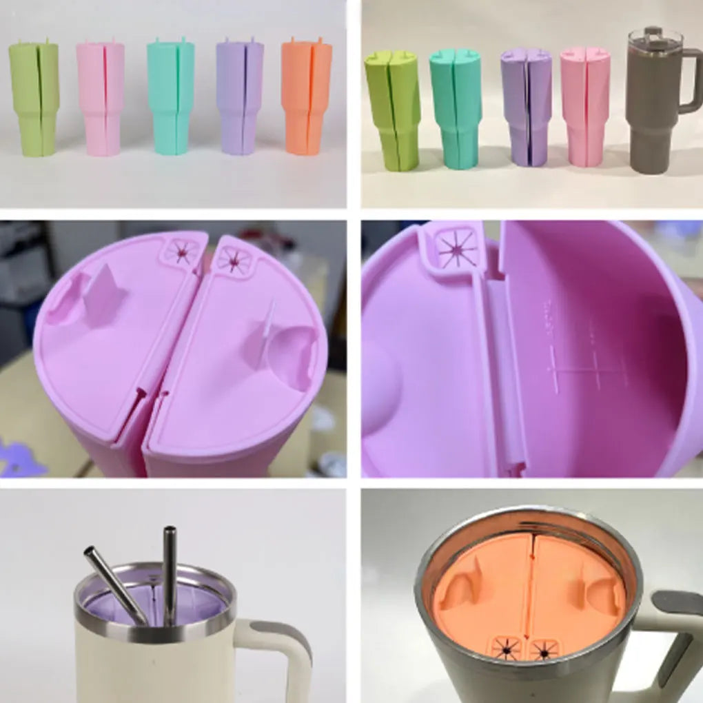 Double Divider Silicone Tumbler
