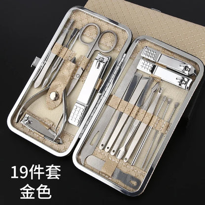 19Pcs Professional Nail Tools